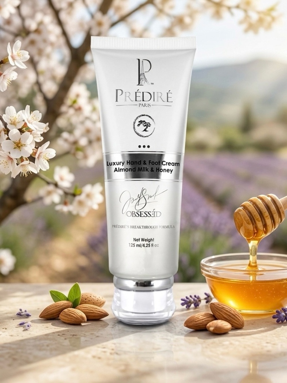 Prédiré Luxury Hand & Foot Cream Almond Milk & Honey - Picture 2 of 4